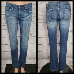 7Fam 7 For All Mankind Bootcut Low Rise Jeans Size 26